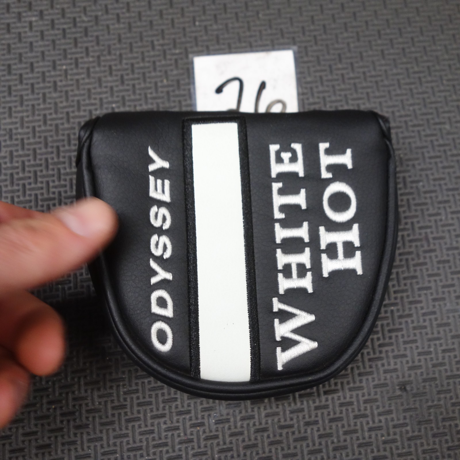 Odyssey Golf White HOT Mallet putter head cover fast ship 260109 !