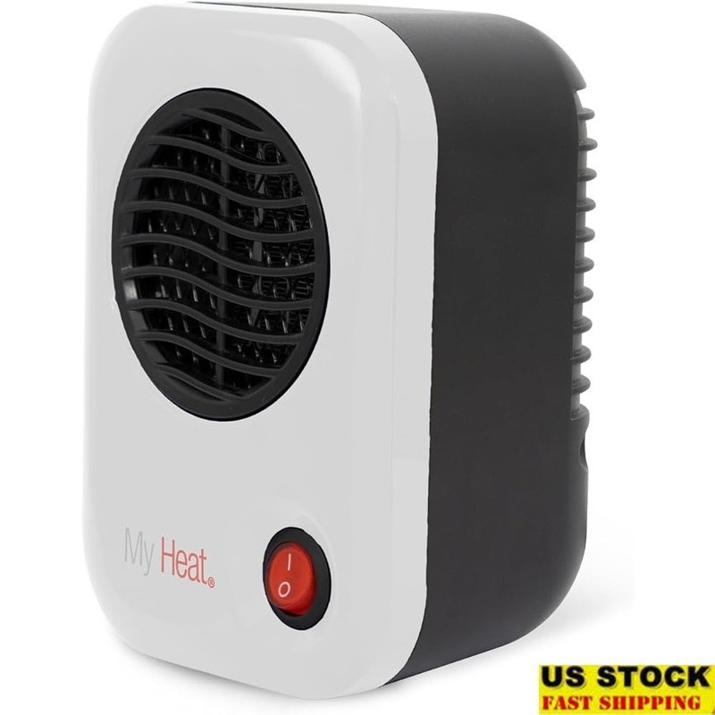 200W Portable Ceramic Space Heater Indoor Energy Efficient Overheat Protection