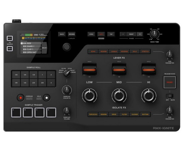 AlphaTheta RMX-IGNITE DJ Effector Sampler 96kHz DSP Pads FX USB Pro Link