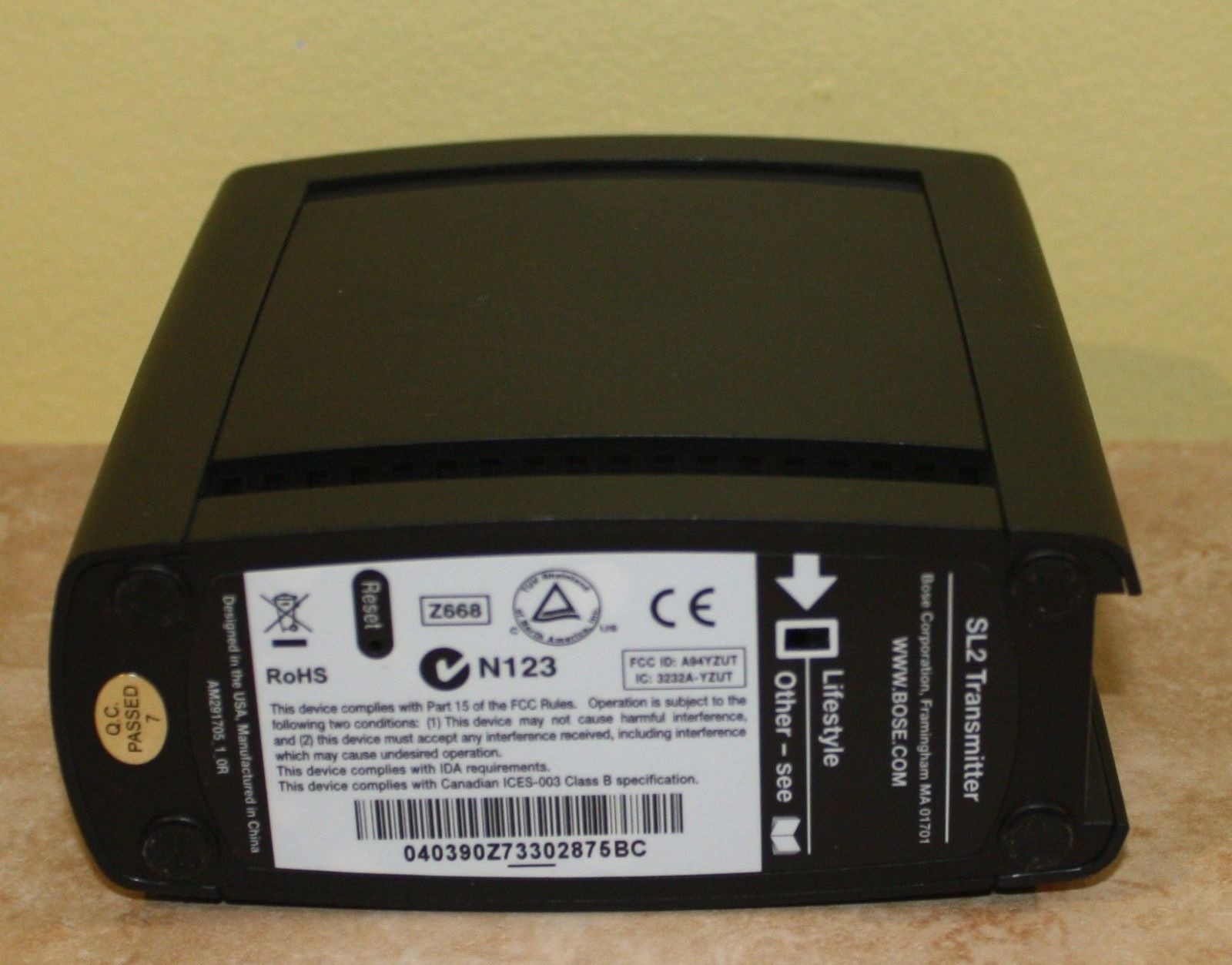 Bose SL2 Wireless Transmitter Only W/O Power Supply - FREE SHIPPING