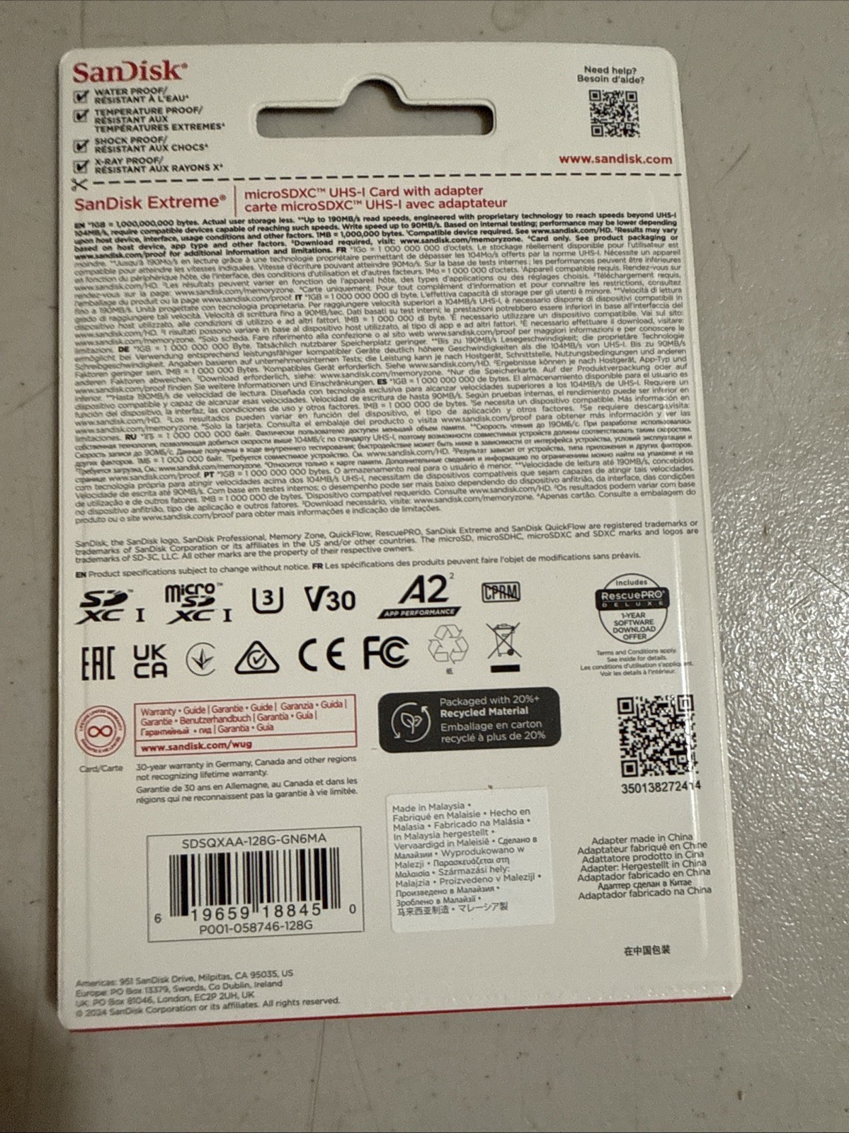 SanDisk Extreme 128GB