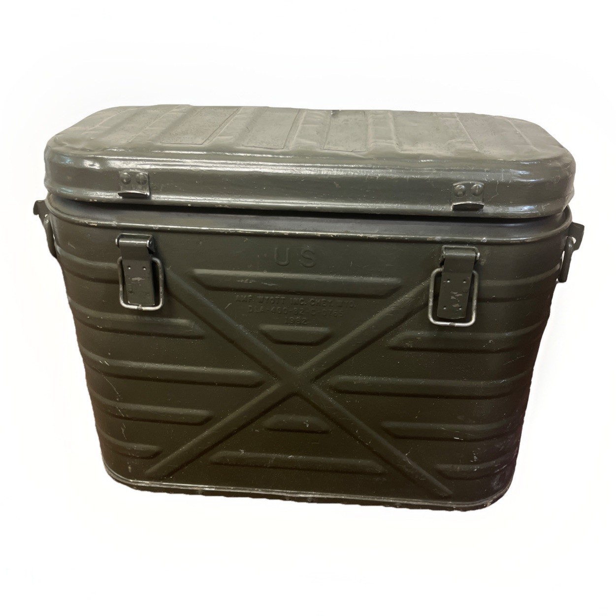 Vintage 1982 US Military Army Mermite Insulated Food Storage Cooler Container