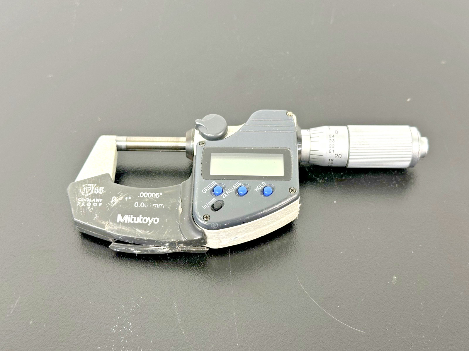 Mitutoyo 293-344 Digital Micrometer 0-1" IP65 Used Untested
