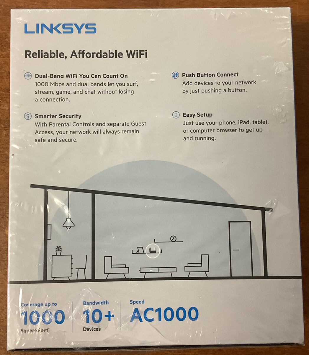 Linksys E5350 1000Mbps Wireless Router - New! - Free Shipping!