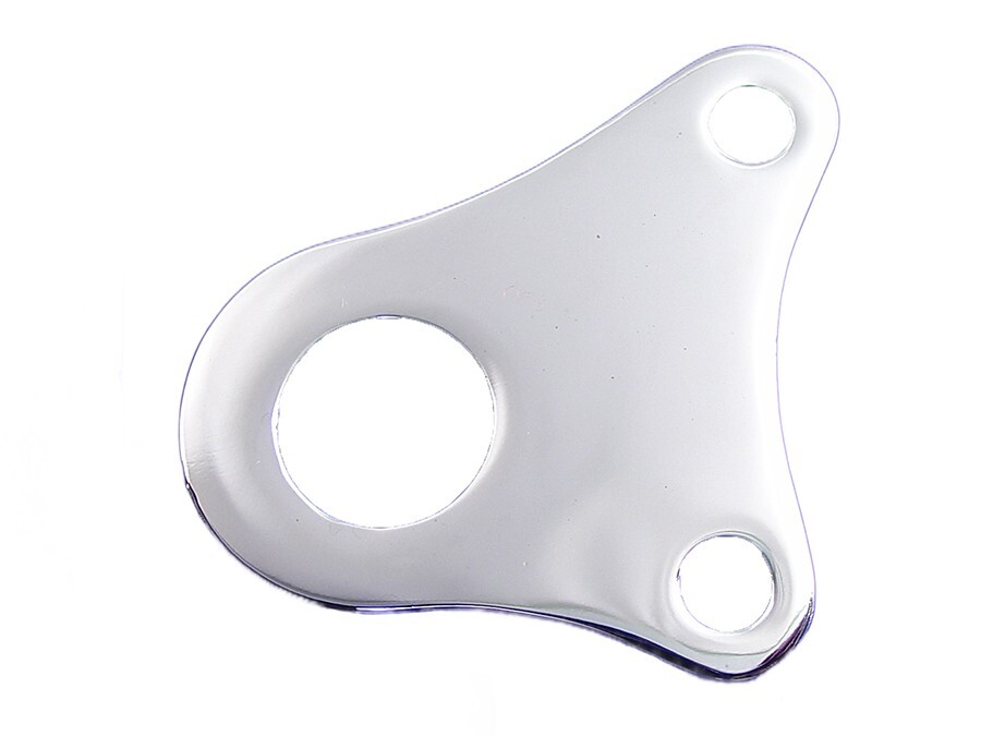 Chrome Ignition Switch Bracket for Custom Harley Models