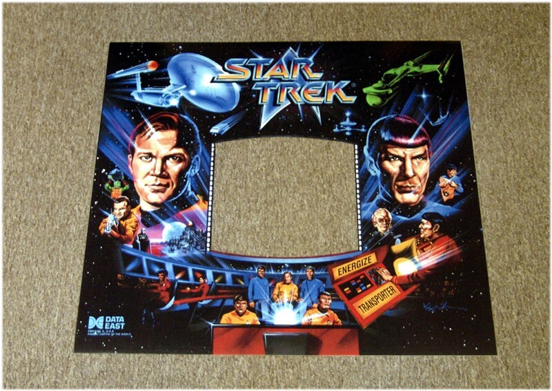 Data East Star Trek 25th Anniversary Pinball Machine Translite