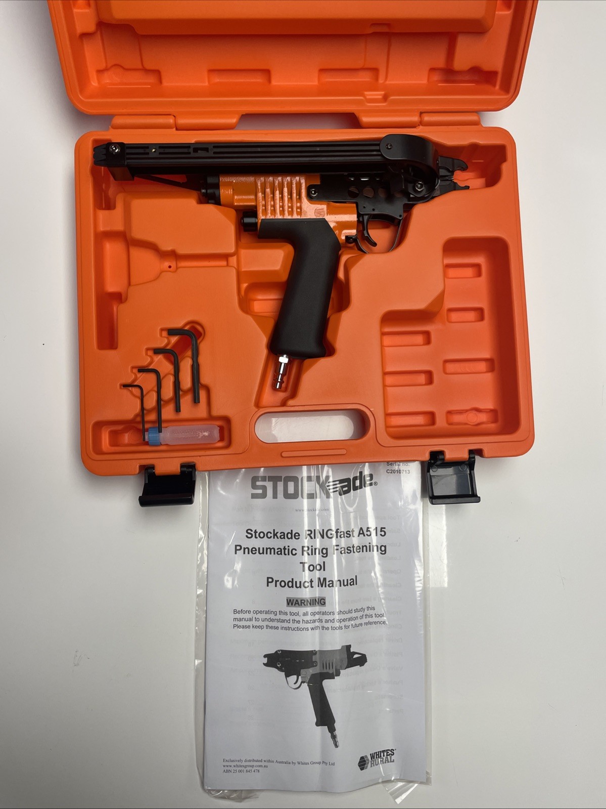 Stockade RingFast A515 Pneumatic Ring Fastening Tool New In Case