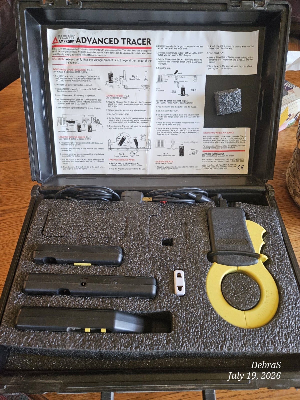 Pasar Amprobe Advanced Wire Tracer Kit  At 2000