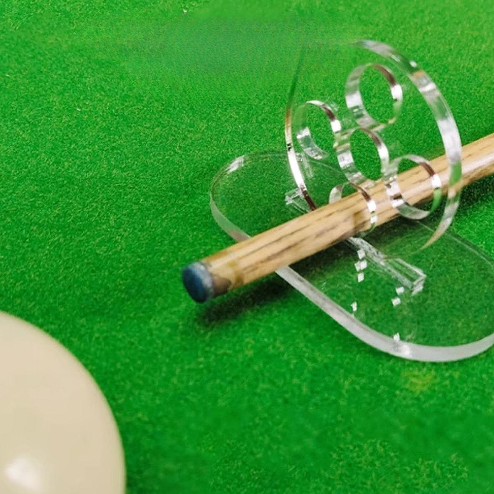 Billiards Stroke Trainer Training Aid Transparent Acrylic Aiming Practice
