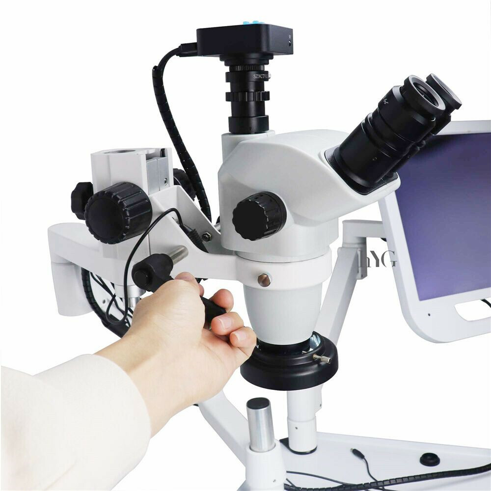 Dental Chair Unit Operating Microscope LED Endodontic Microscope with Camera