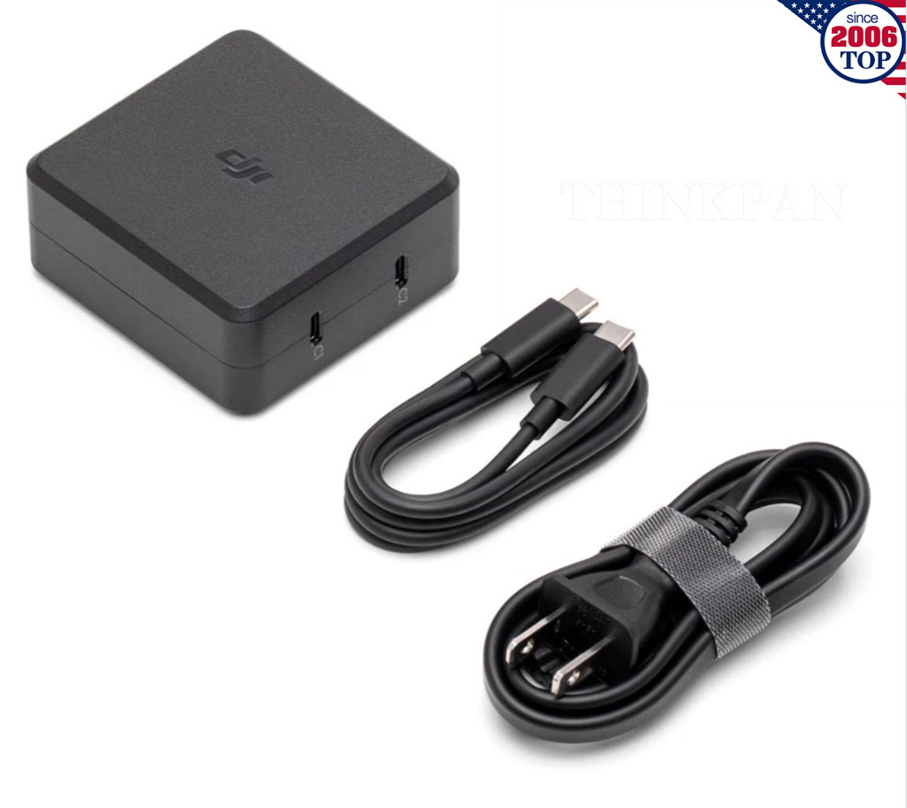 Genuine DJI 100W USB-C Power Adapter for Mavic 4 Pro Mini 5 Pro Mini 4 Pro Air