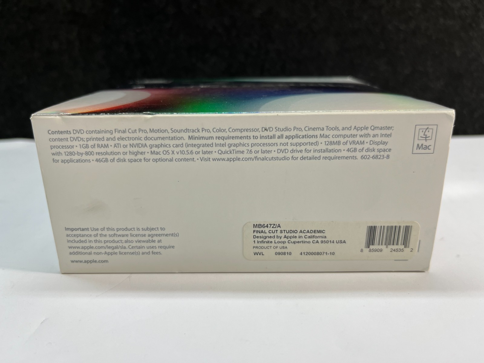Apple MB647Z/A Final Cut Studio Video Editing Software