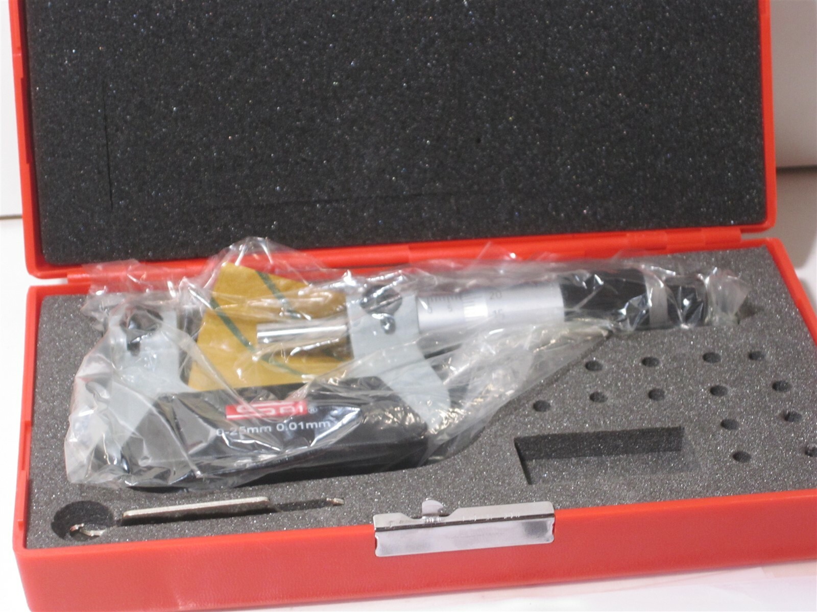 SPI (14-273-7) 0-25mm Range, .01mm Grad Mechanical Screw Thread Micrometer