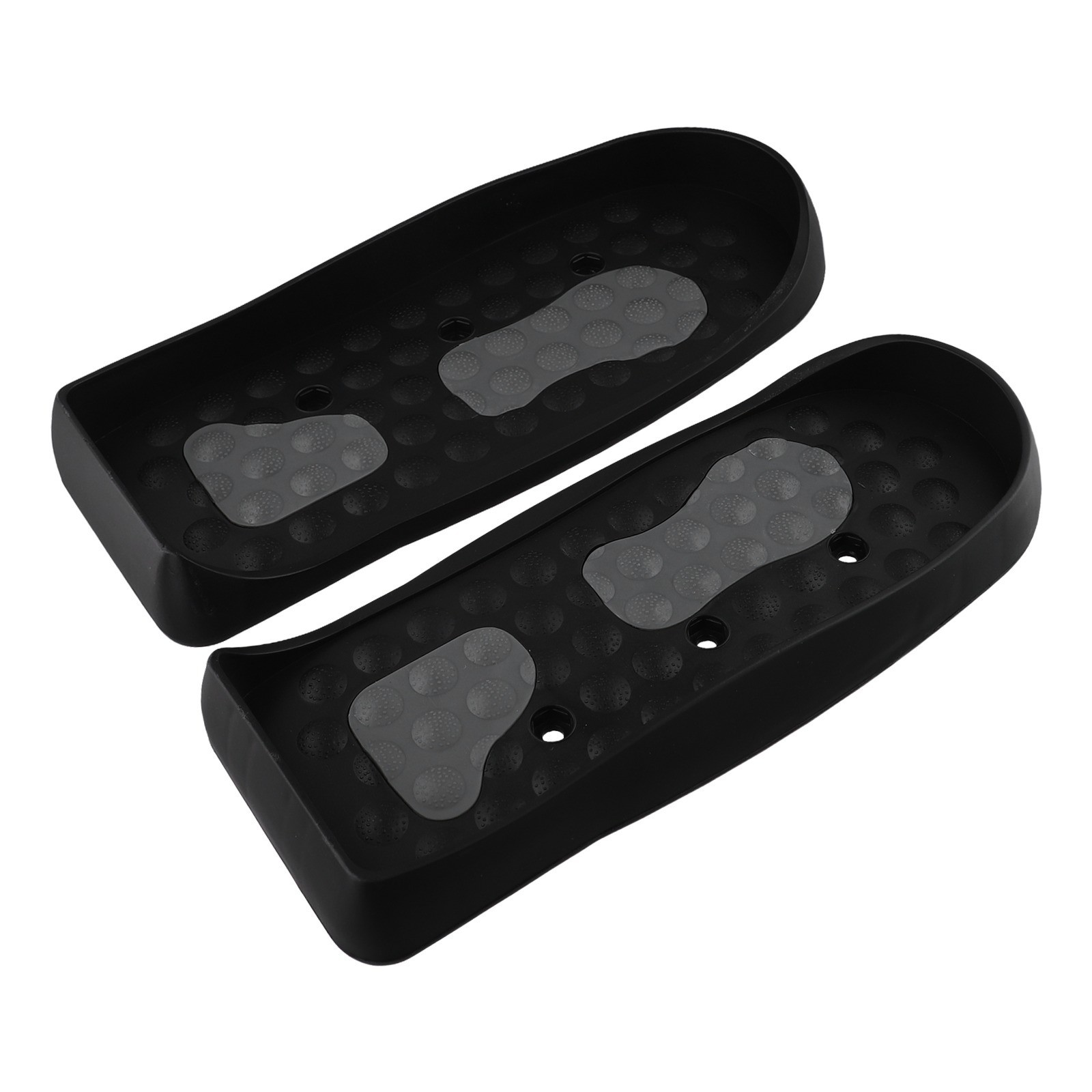 Sleek Black Design Elliptical Machine Footpedal Set Compatible with All