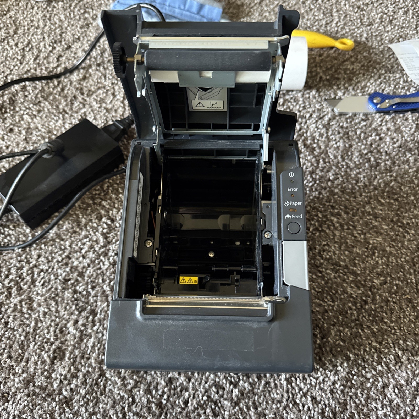 Epson TM-T88V POS Compact Thermal Receipt Printer USB Serial Square