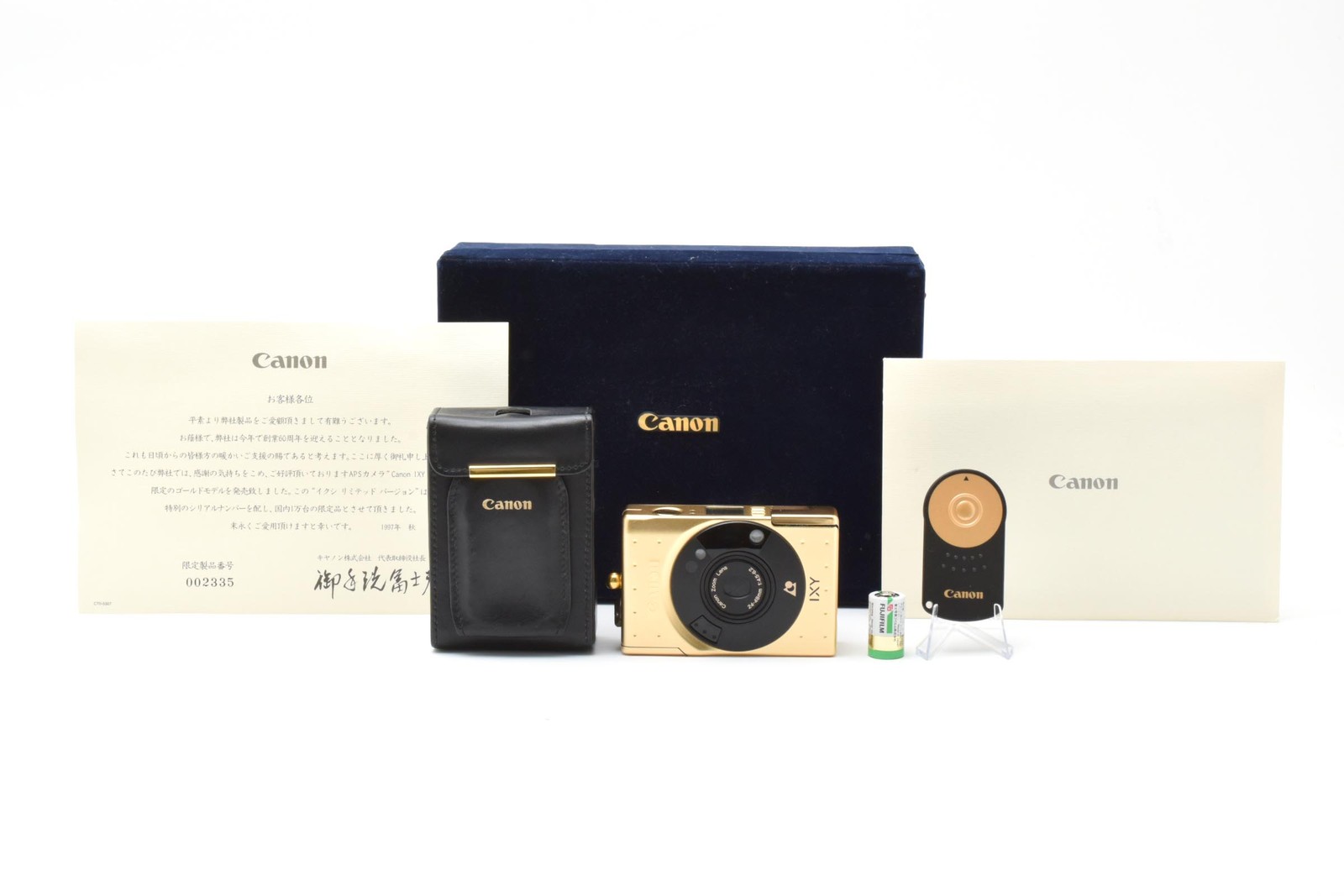 [Almost Unused]  CANON IXY 60th Limited Edition Gold APS Film Camera JAPAN #380