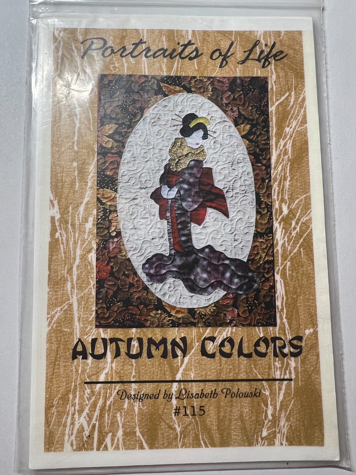 Portraits of Life Autumn Colors #115 Wall Hanging Pattern 15 x 21-1/2 FF UNCUT