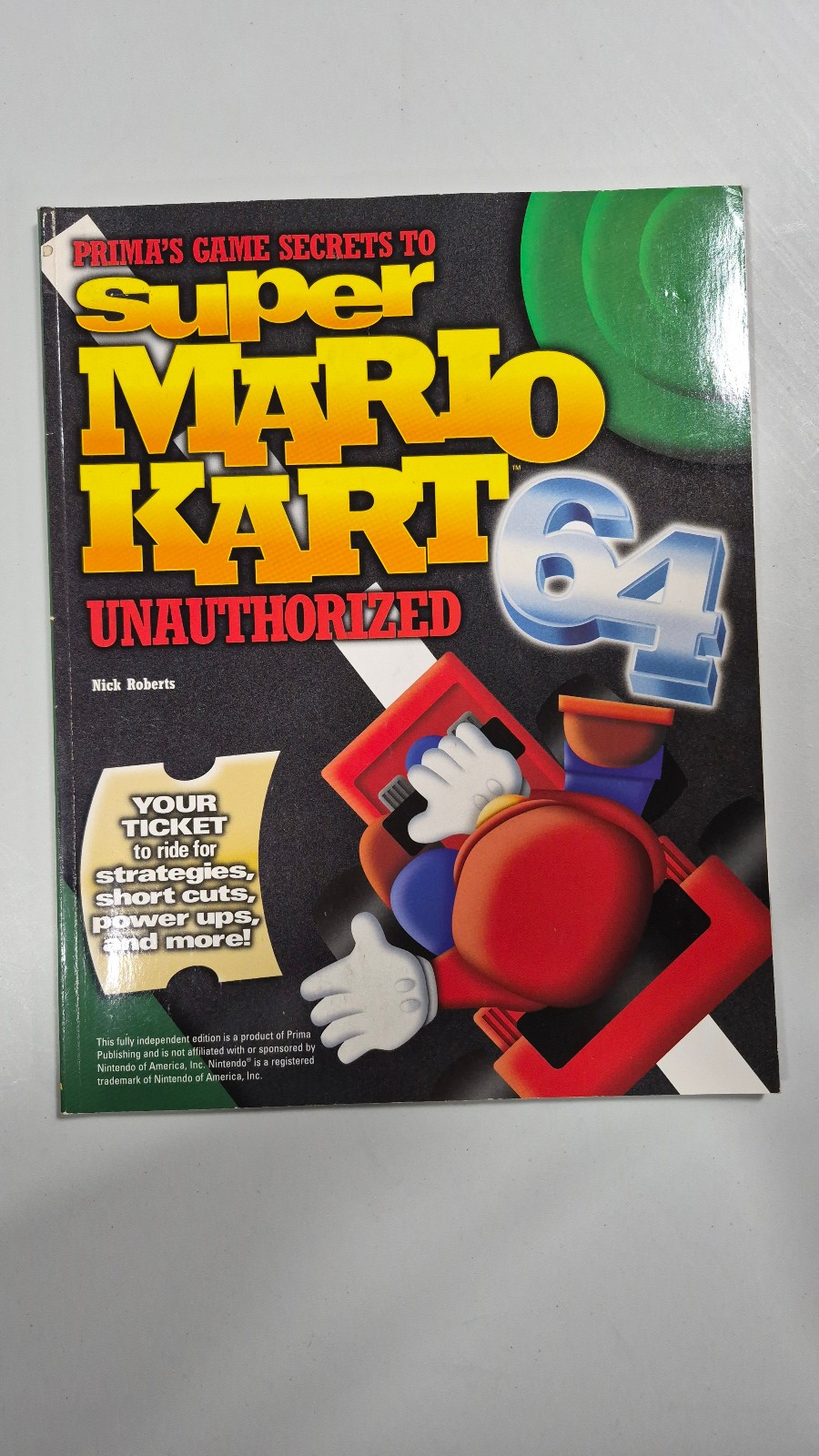 Super Mario Kart 64 Unauthorized Strategy Guide