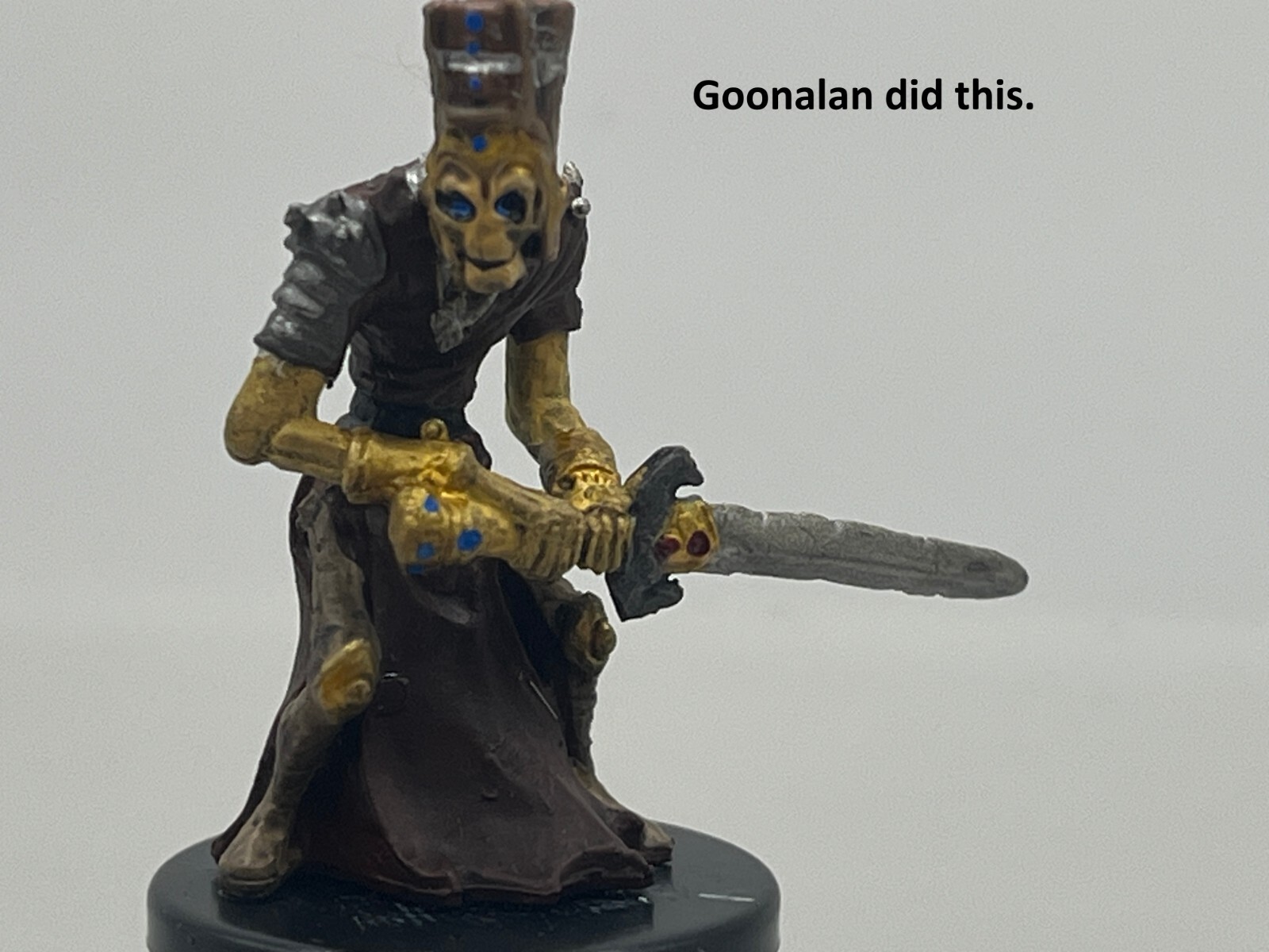 D&D Pathfinder Mini Shattered Star 27 Skeleton Champion UC