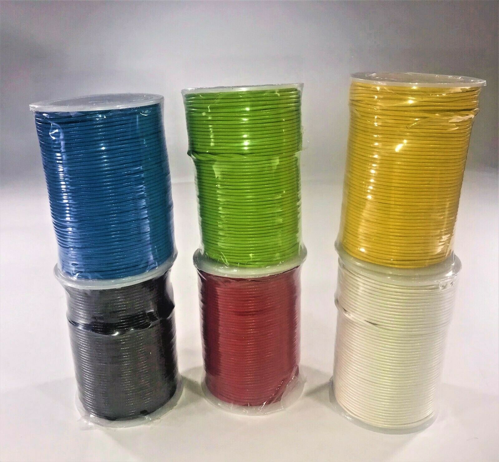 Craft County Round Leather Cord 5,10,25 Yards Multiple Colors Available