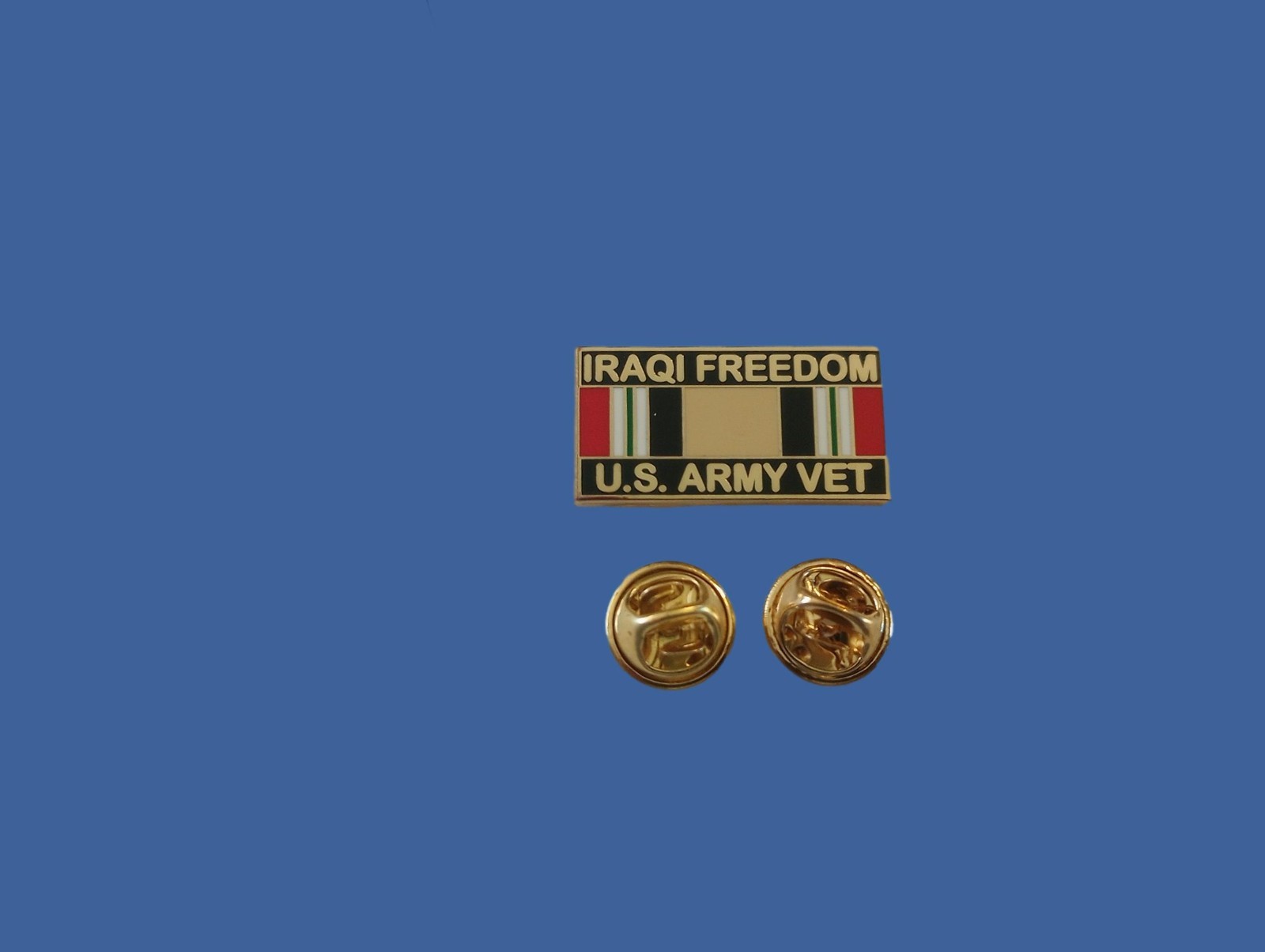 U.S MILITARY ARMY IRAQI FREEDOM ARMY VETERAN LAPEL / HAT PIN