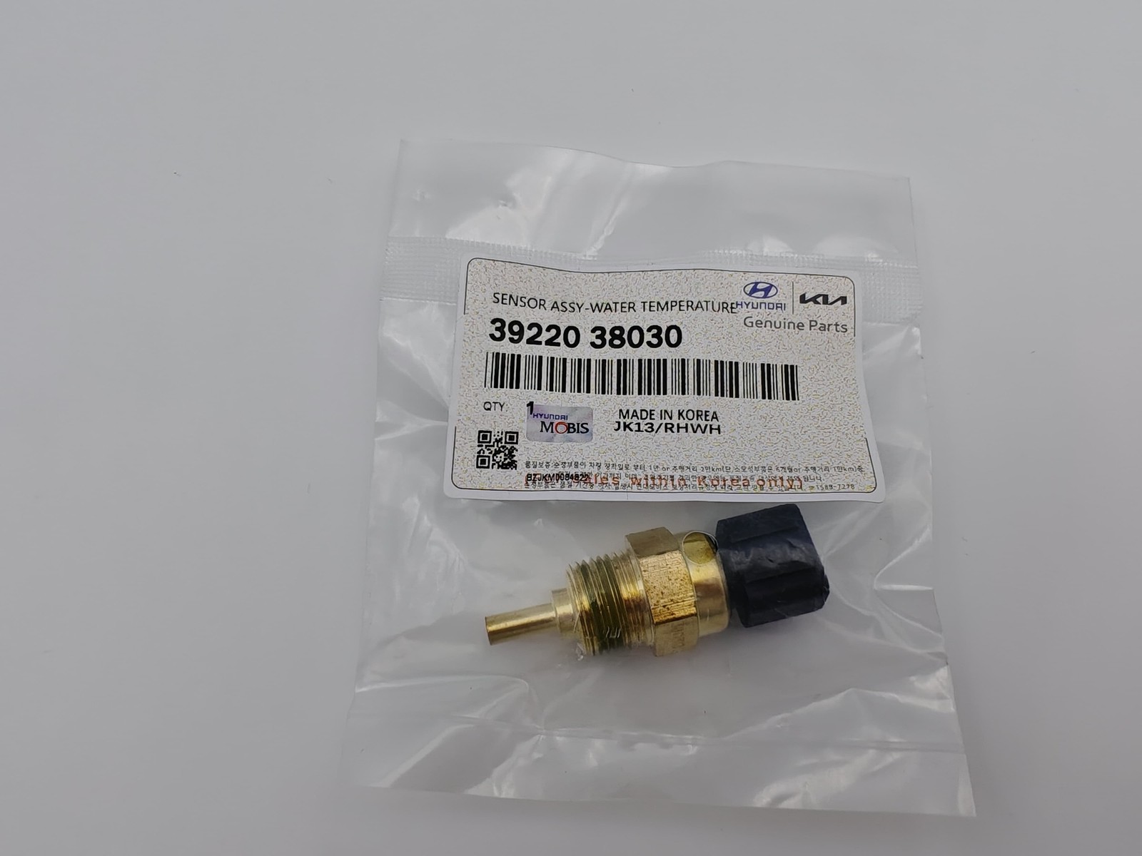 95-23 Hyundai Kia Coolant Temperature Sensor OEM 39220-38030