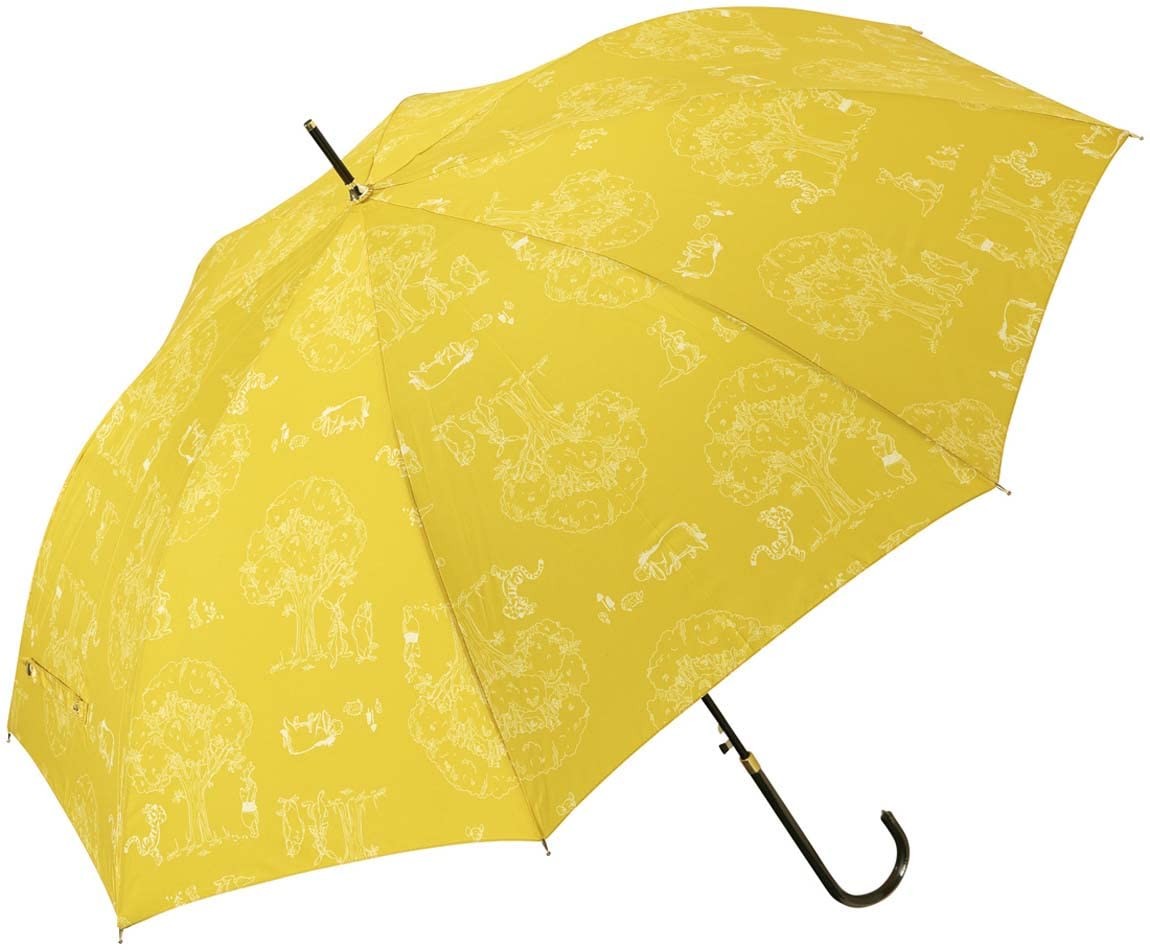 Long Umbrella, Parasol, Umbrella, 58cm, For All Weather, Winnie the Pooh Design,