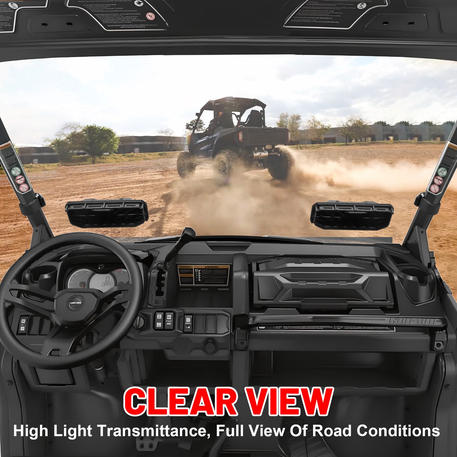 Front Windshield Vented Window For Can Am Commander Max 800/1000 2014-2020