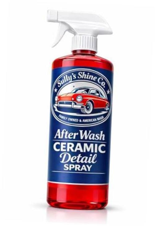 Sully’s After Wash Ceramic Spray Coating – SiO2 Quick Detailer – High Gloss,
