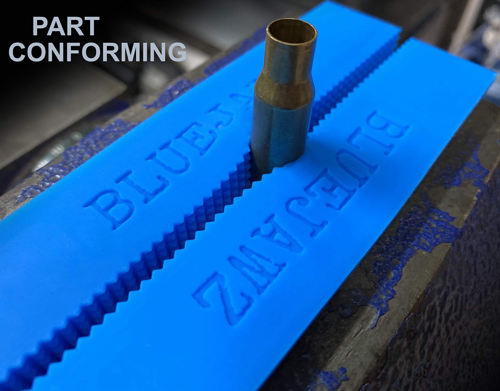 High Temperature Vise Soft Jaws (GROOVED) Multi-Purpose, Flexible, Part Forming