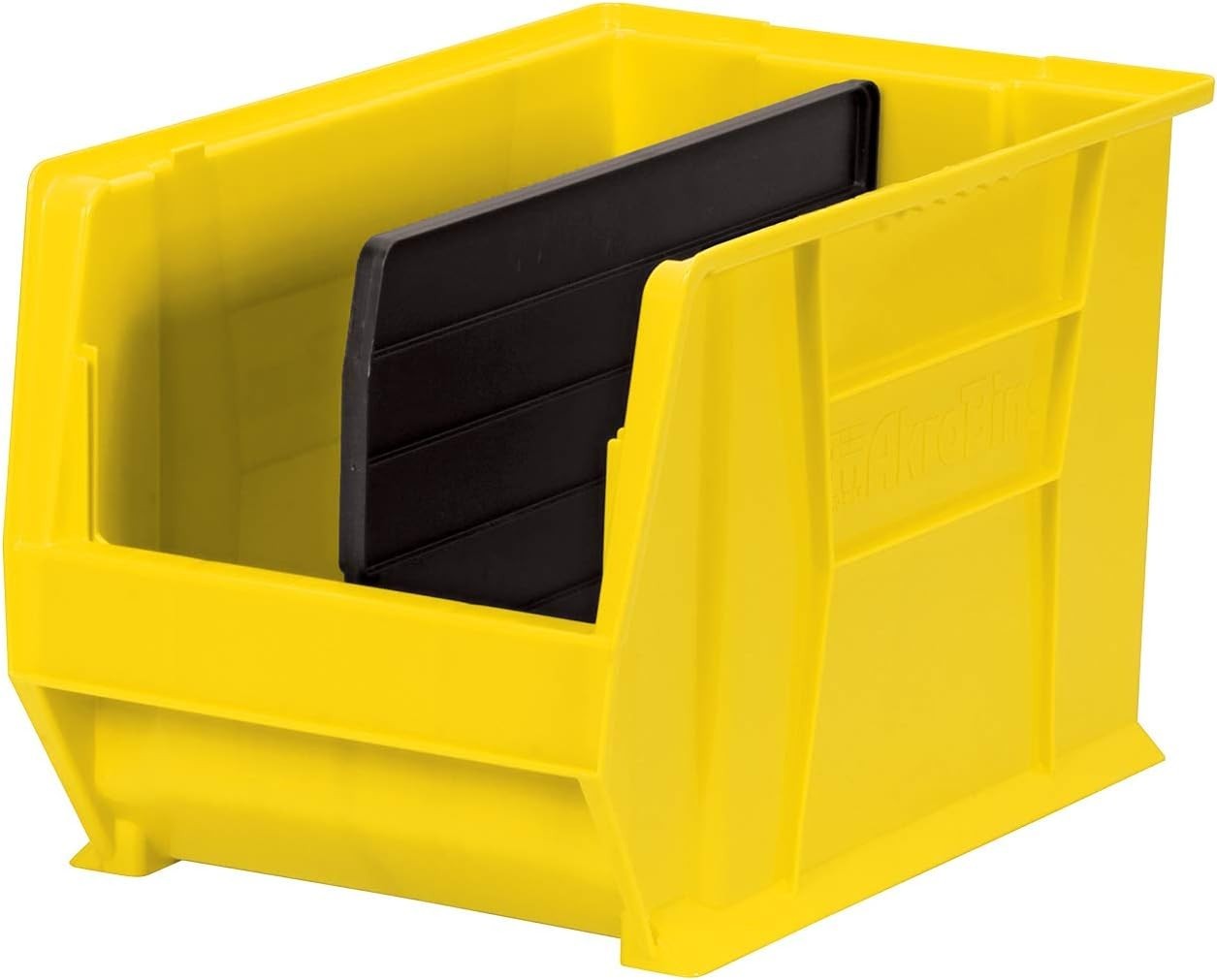 Customizable Length Dividers for AkroBins: 3-Pack Black Inserts for Organization