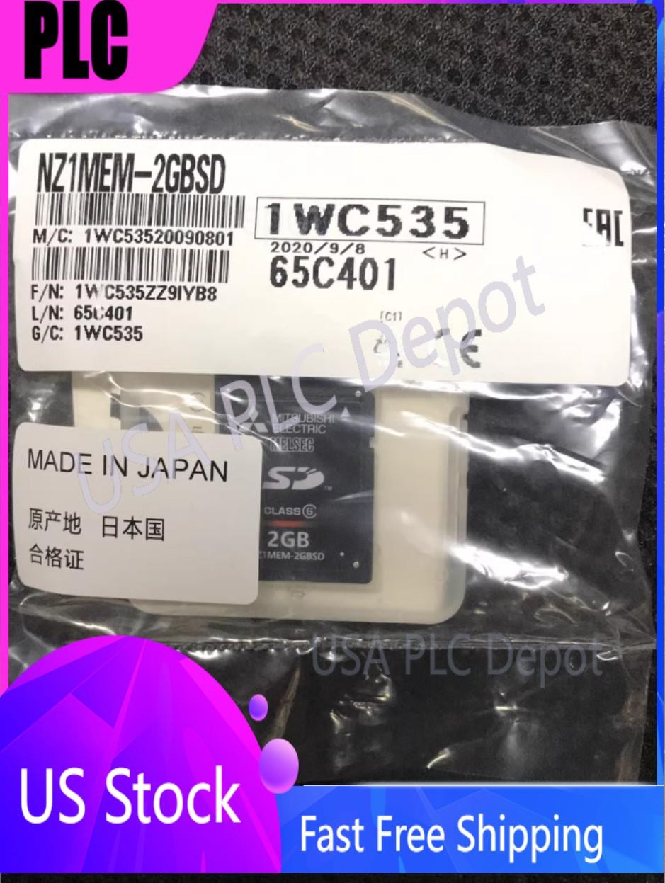 1PC New Mitsubishi NZ1MEM-2GBSD NZ1MEM2GBSD 2GB Memory Card Free Ship