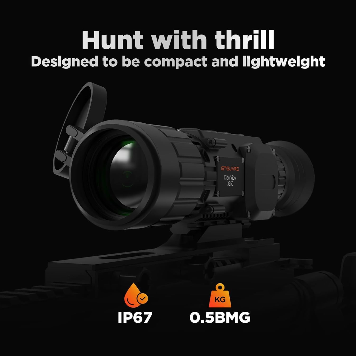 Thermal Scope 35mm 384×288 12μm Thermal Imaging Scope 1585 Yard Detection Range