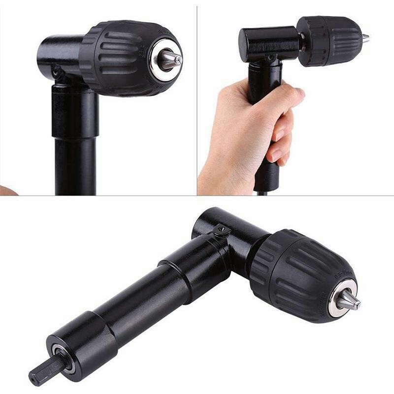 Right Angle Drill Converter Attachment Adapter 90 Degree Chuck Range 0.8-10mm