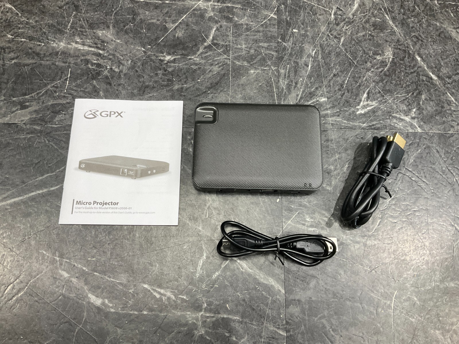 GPX DPI Micro Projector 500 lumens PJ608B ✅ ❤️️ ✅ ❤️ NEW! ✅ ❤️️ ✅ ❤️