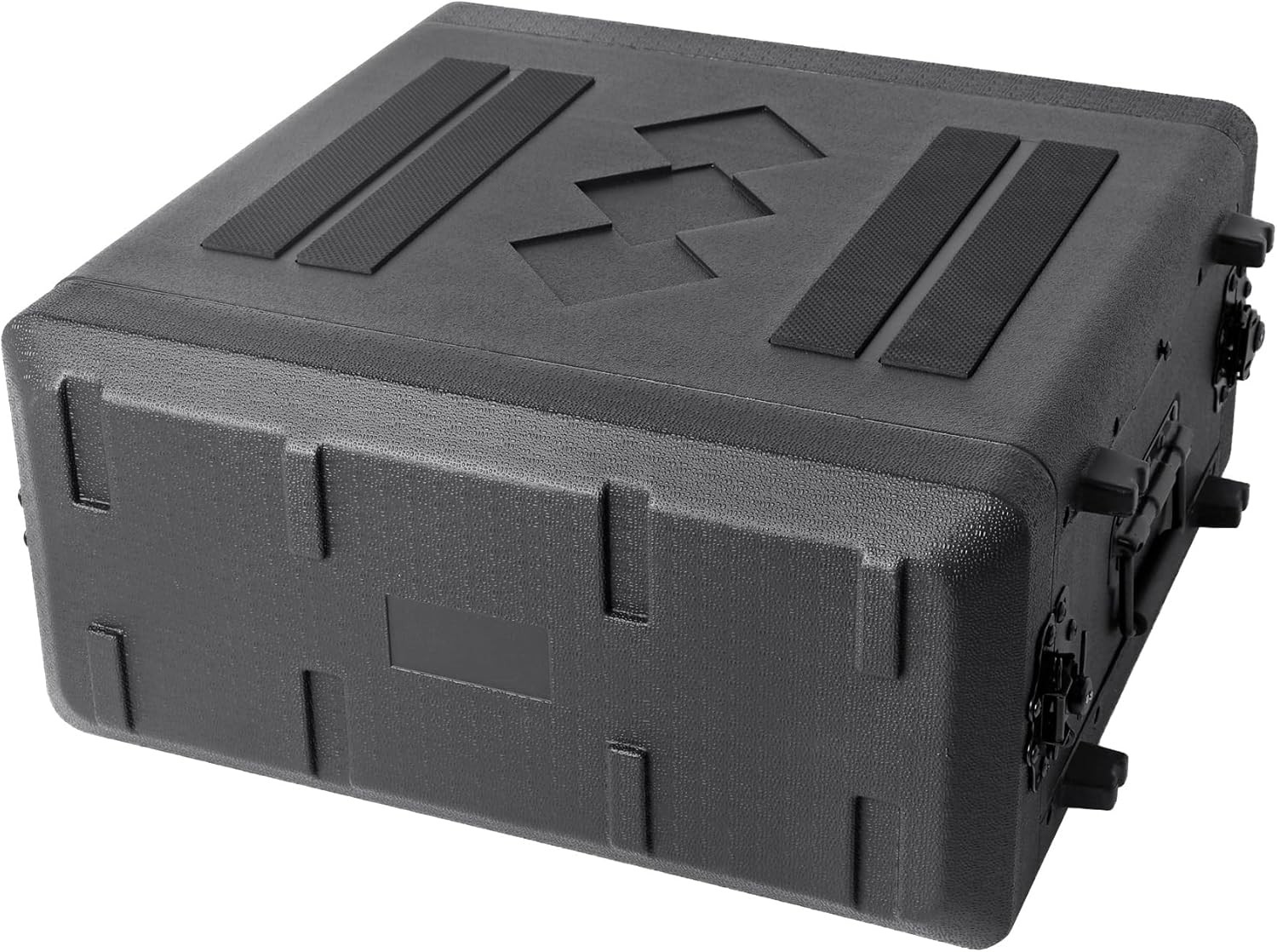 4U Rack Case Shallow 17" Depth, 19" Rackmount Flight Case for DJ Amplifier Audio