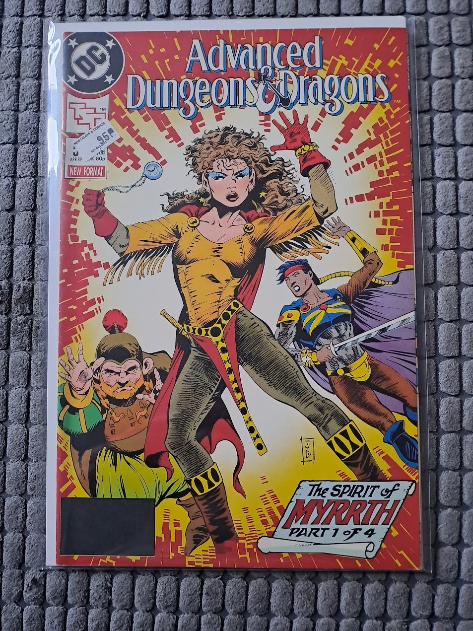 Advanced Dungeons & Dragons Comic #5 The Spirit of Myrrth EP-1. Apr 89 DC/TSR