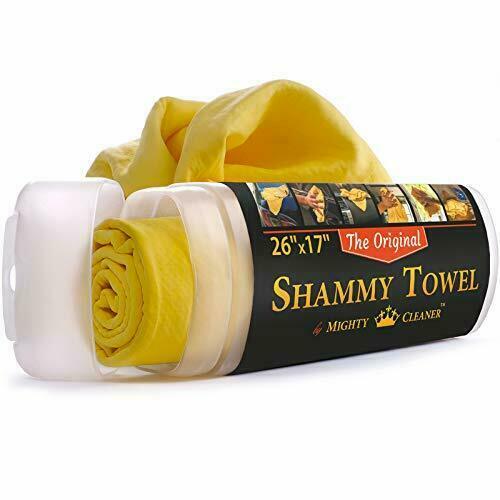 Premium Сar Shammy Towel - 26" x 17" - Super Absorbent Chamois Cloth for Car -