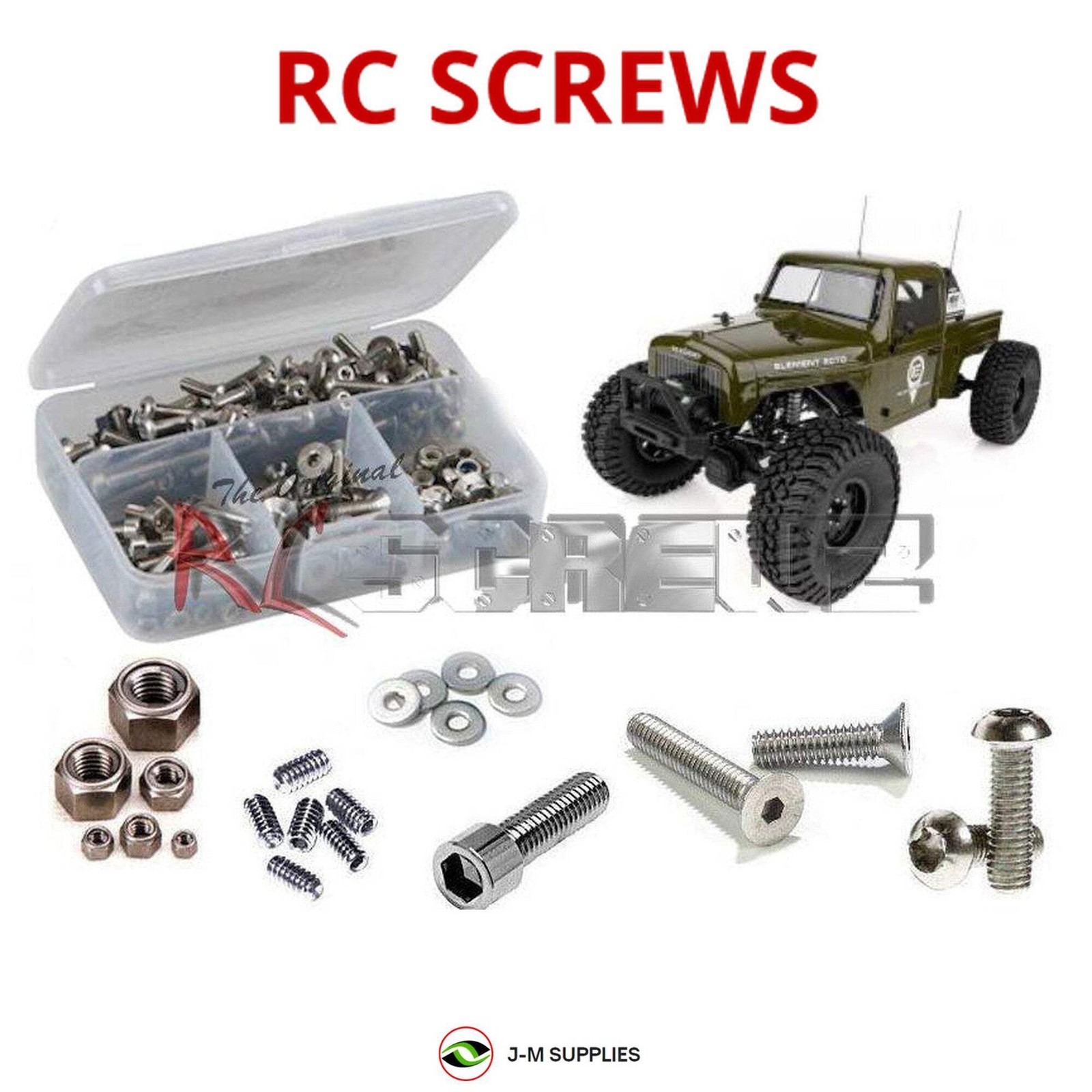 RCScrewZ Stainless Screw Kit ele009 for Element RC Enduro Ecto Truck 40117 | SET