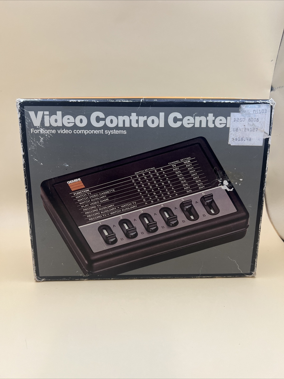 Vintage Gemini Video Control Center-SC1500. 1985