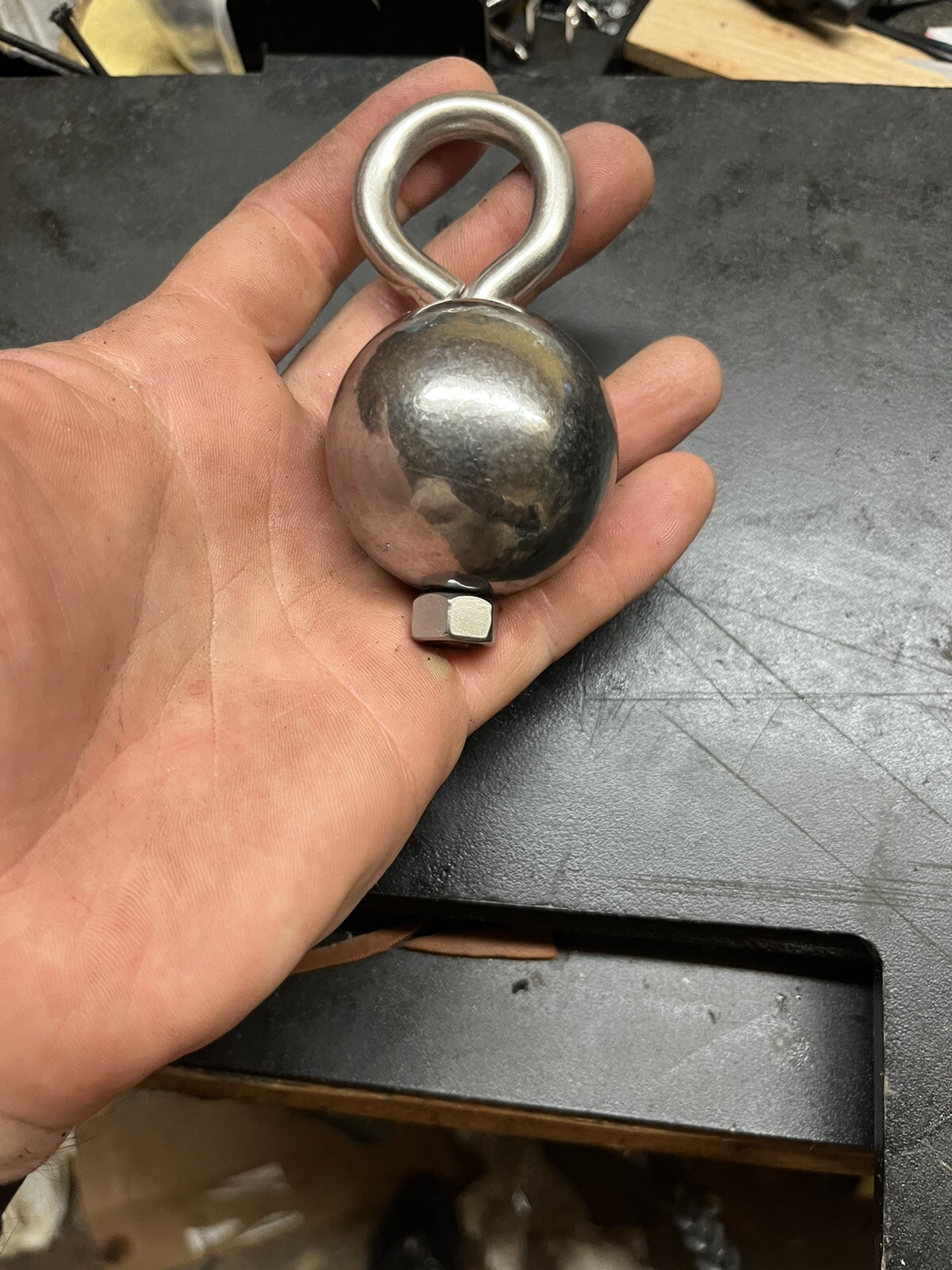 Single head bola for hunting or kobudo