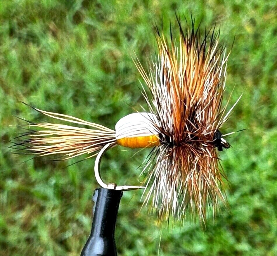 Humpy Dry Fly -- Precision-Tied Flies by Kevin --Various Colors/Sizes -- 3 Flies