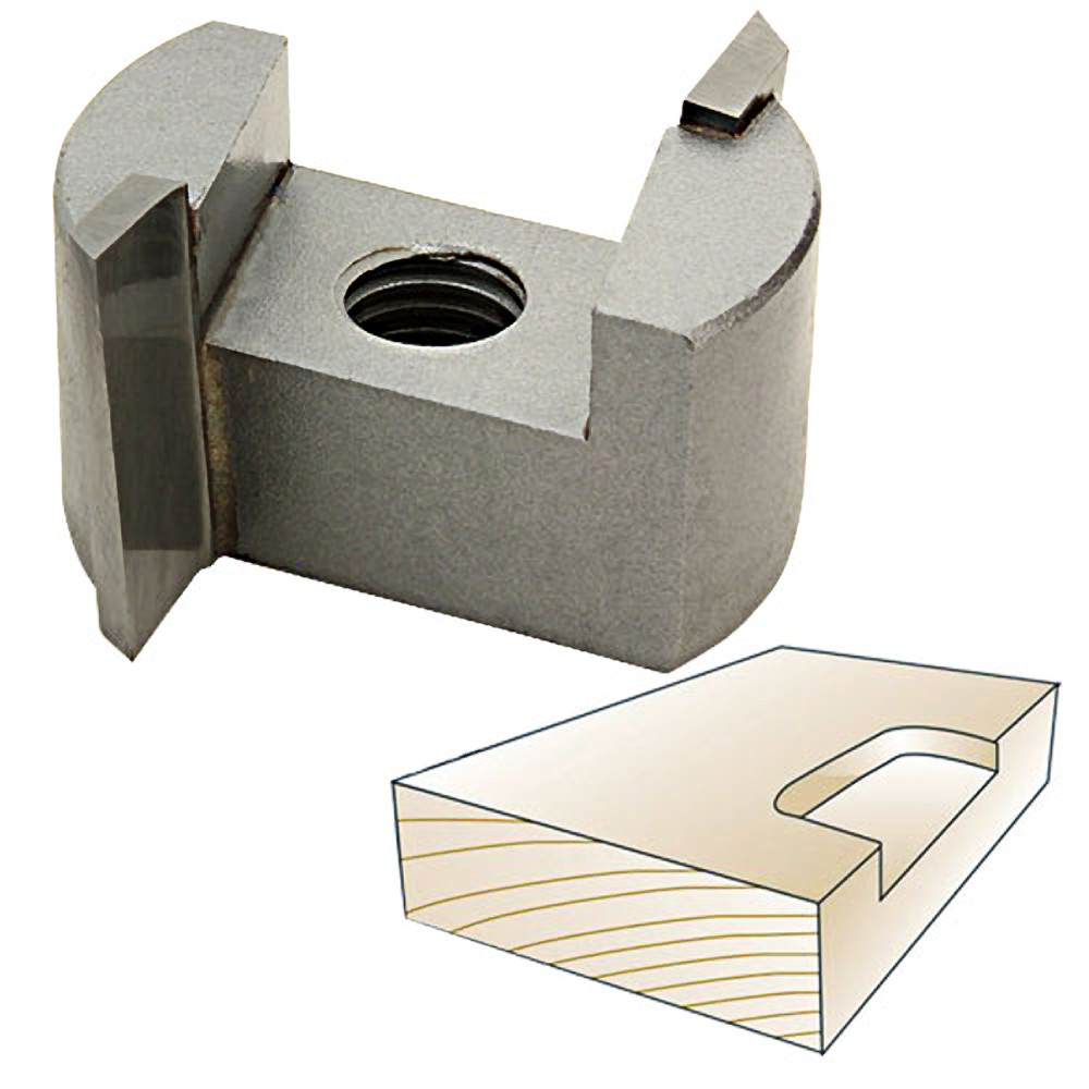 Whiteside 13-1000 Helix Mortise Bit w/ Downshear 1"CD, 1/2"CL