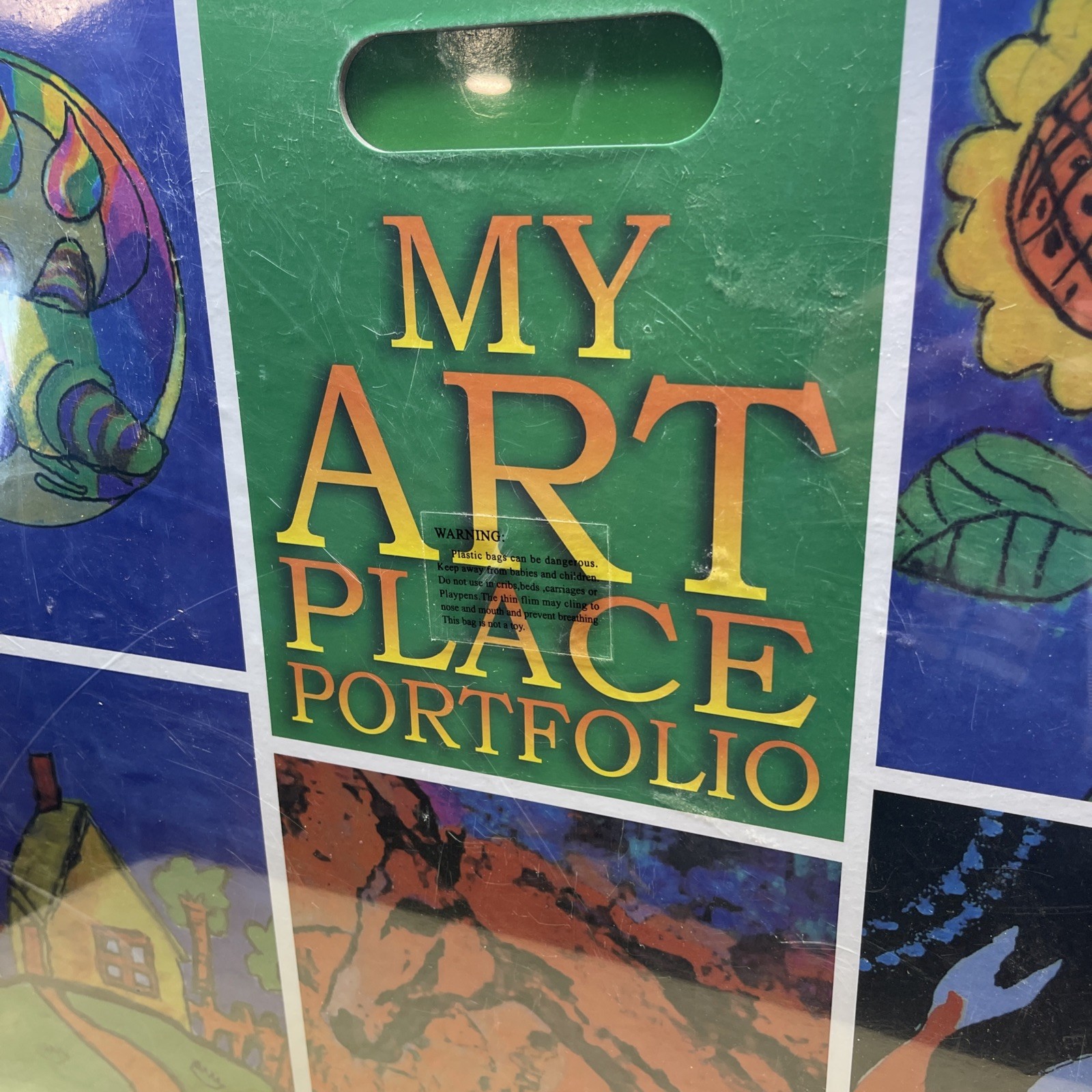 My Art Place Expandable Color-Tabbed Portable Art Storage Portfolio  19" x 15¼"
