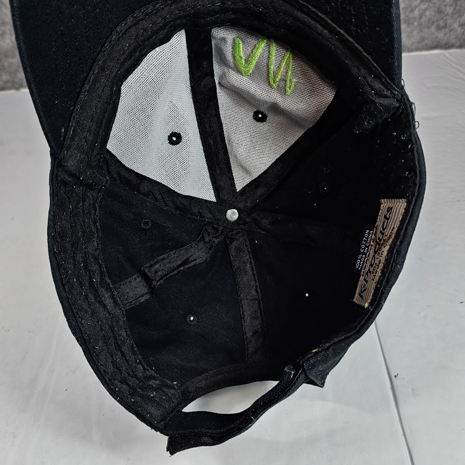 Windstream Internet Hat Cap Adult Adjustable Black Hook Loop Embroidered