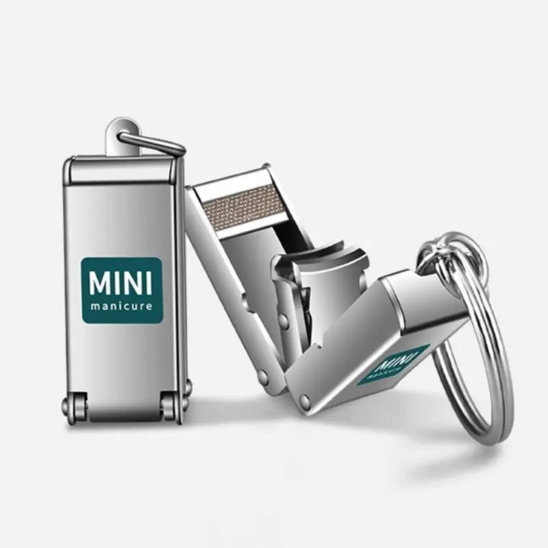 Portable Collapsible Nail Clipper – Stainless Steel Fingernail Cutter for Travel