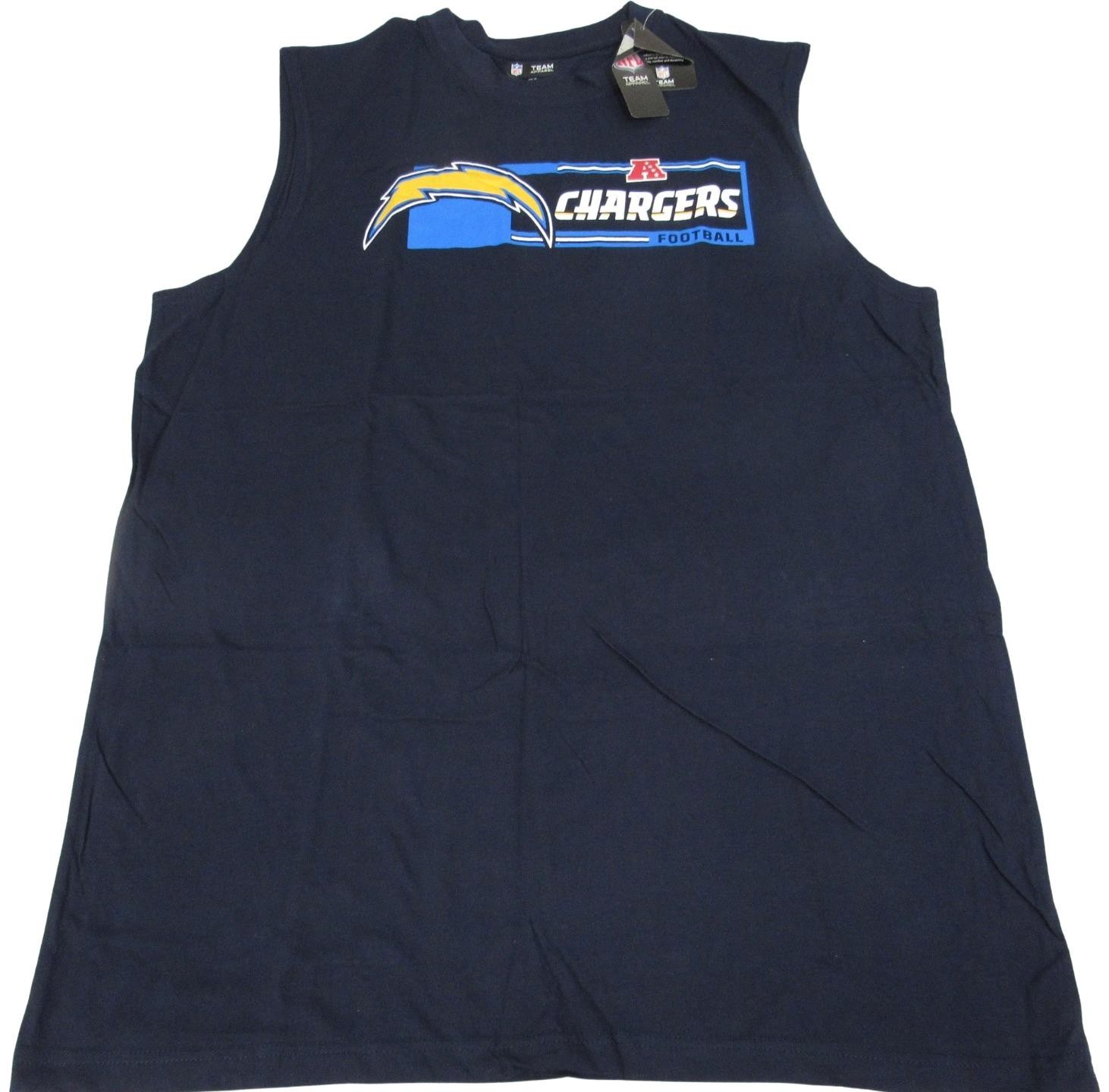 Los Angeles Chargers Mens Big & Tall XL-2XL-4XL-5XL-6XL Tank Top Muscle Shirt