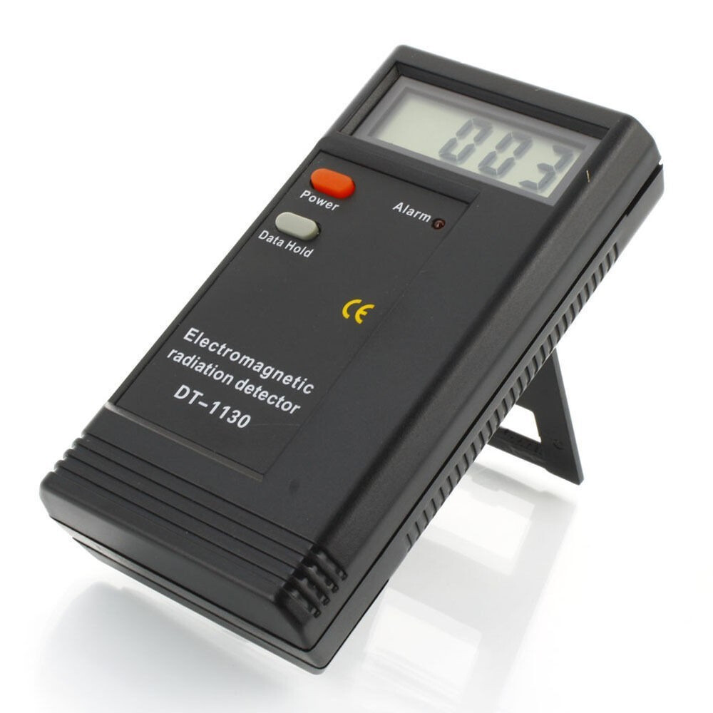 Digital EMF meter Electromagnetic Radiation Measuring Device audio led alarm.