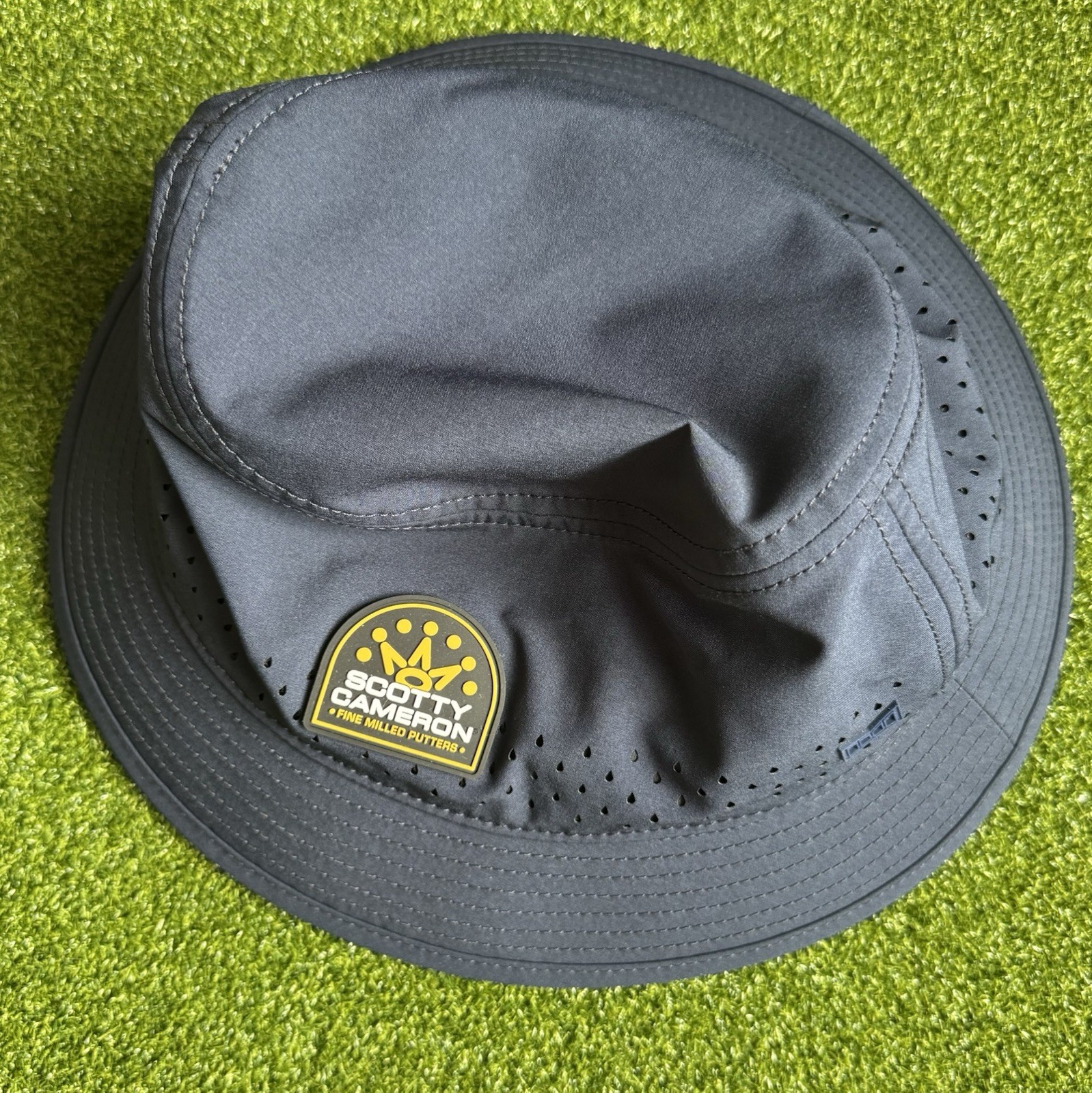 Scotty Cameron Titleist Limited Stacked Crown Melin Bucket Hat Navy Blue