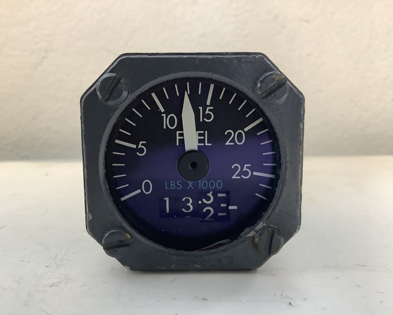 Simmonds Precision Primary Fuel Quantity Indicator Gauge 393090-101